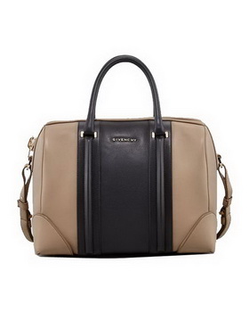2013 Replica Givenchy Lucrezia Bag Calfskin Leather G59267 Apircot&Black